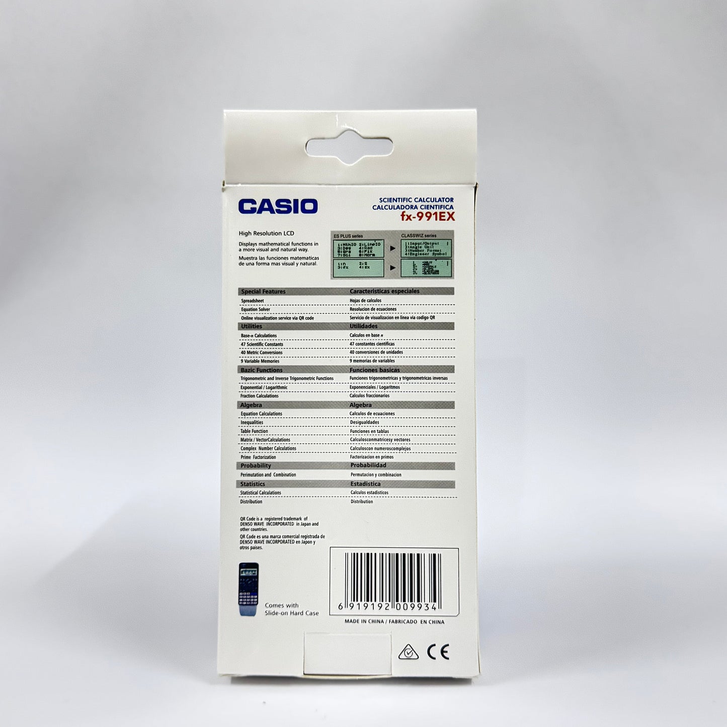 fx-991EX FF 552‑Function Scientific Calculator (Non‑CASIO)