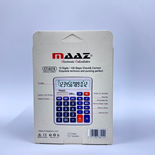 MAAZ CT-837S Desktop Calculator
