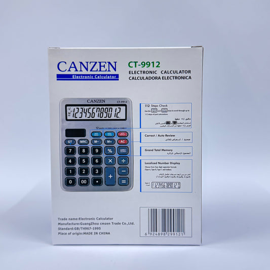 CANZEN CT-9912 Desktop Calculator