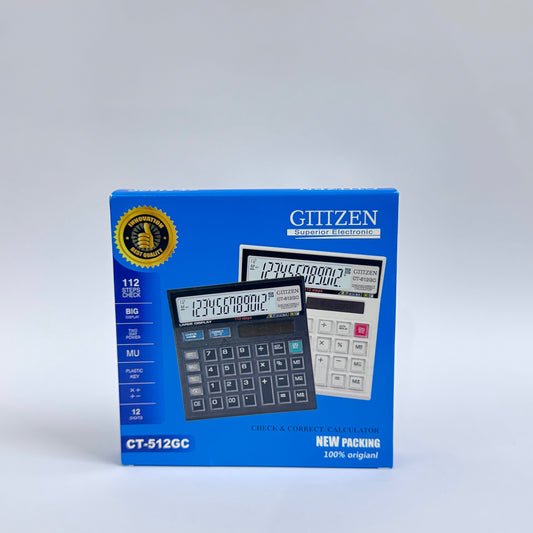 CT-512GC Crystal Desktop Calculator