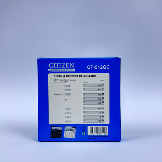 CT-512GC Crystal Desktop Calculator