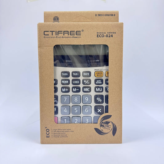 CTIFREE ECO-024 Desktop Calculator