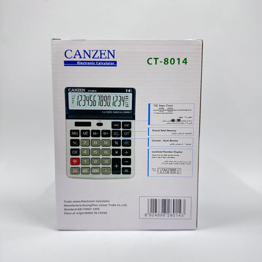 CANZEN CT-8014 Desktop Calculator