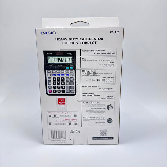 Casio DS-1JT Heavy Duty Desktop Calculator