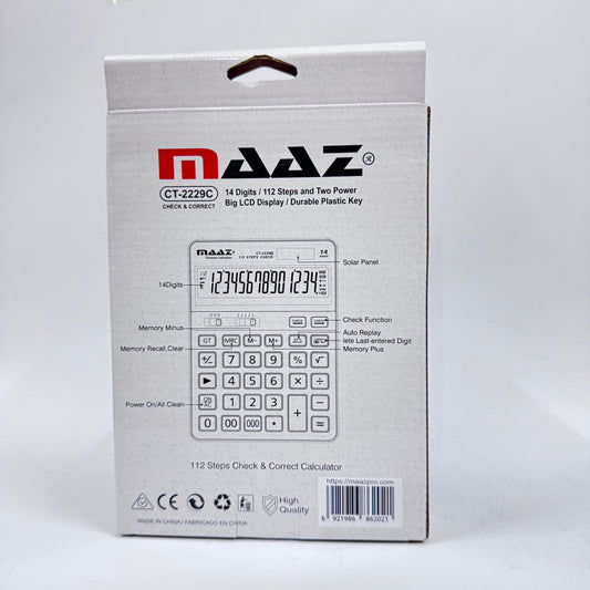 MAAZ CT-2229C Desktop Calculator