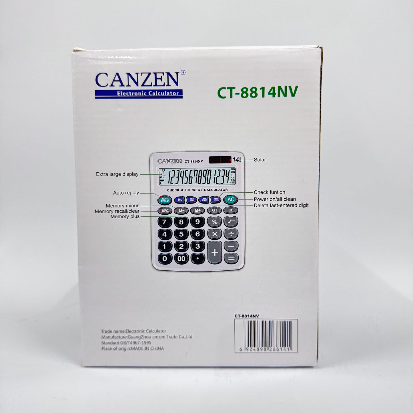 CANZEN CT-8814NV Desktop Calculator