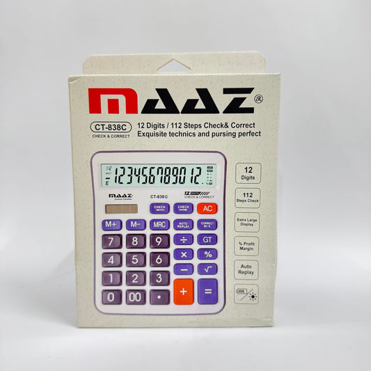 MAAZ CT-838C Desktop Calculator