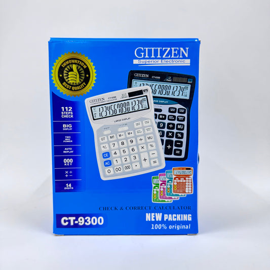 CT-9300-G Crystal Button Desktop Calculator