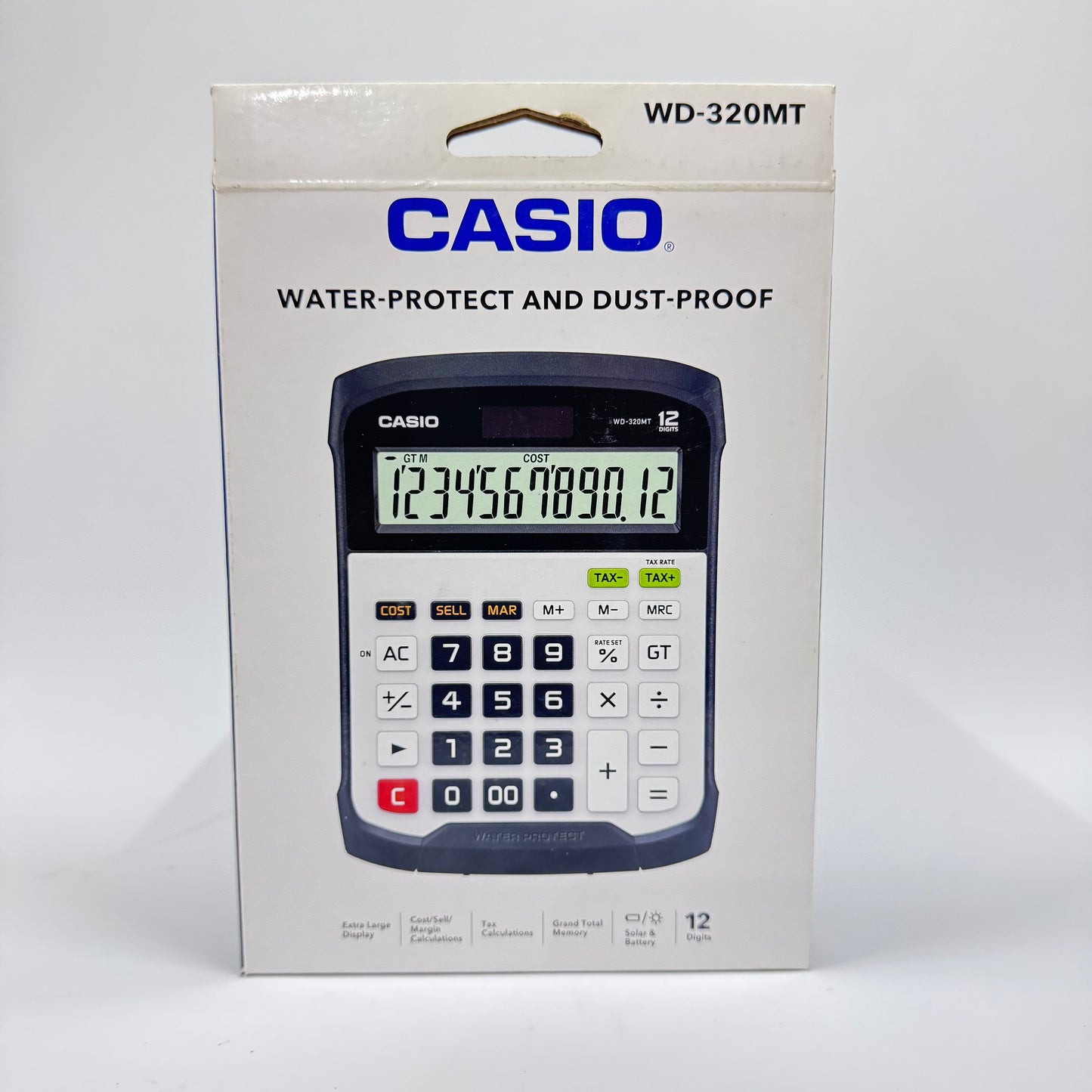 Casio WD-320MT Water & Dust Resistant (12-Digit)