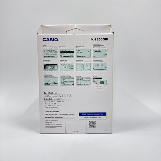 Casio fx-9860GIII Graphing Calculator