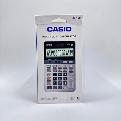 Casio JS-40B Heavy Duty Calculator (14-Digit)