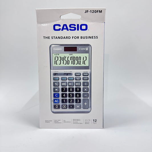 Casio JF-120FM Ergonomic Key Touch (12-Digit)