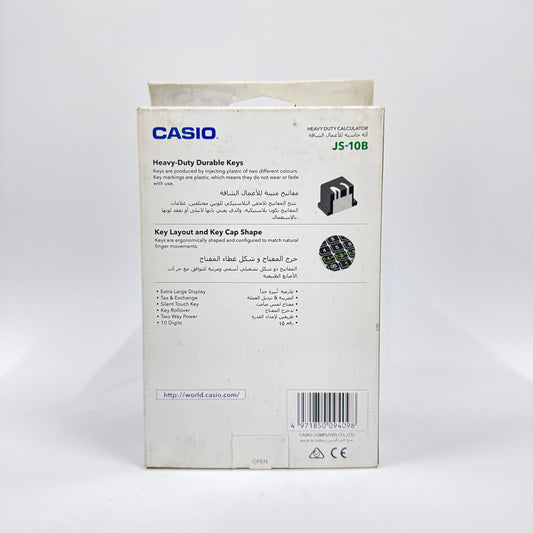 Casio JS-10B Heavy Duty Calculator (10-Digit)