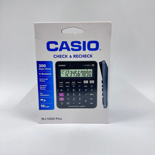 Casio MJ-100D Plus Check Calculator (10-Digit)