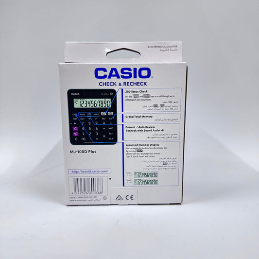 Casio MJ-100D Plus Check Calculator (10-Digit)