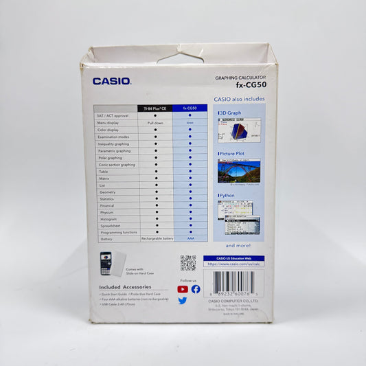 Casio fx-CG50 Graphing Calculator