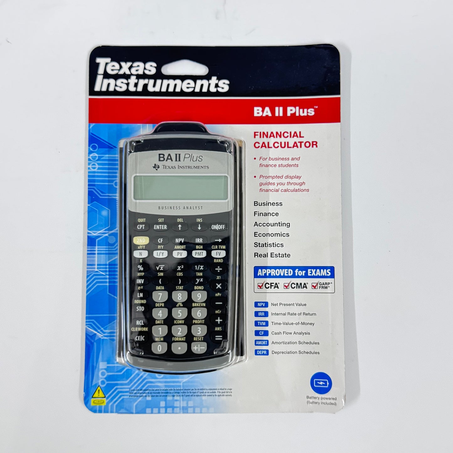 Texas Instruments BA II Plus Financial Calculator