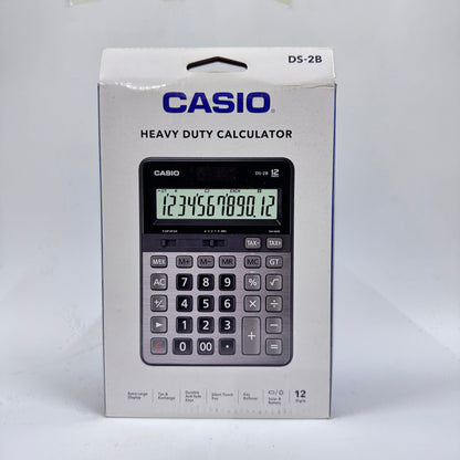 Casio DS-2B Heavy Duty Desktop Calculator (12-Digit)
