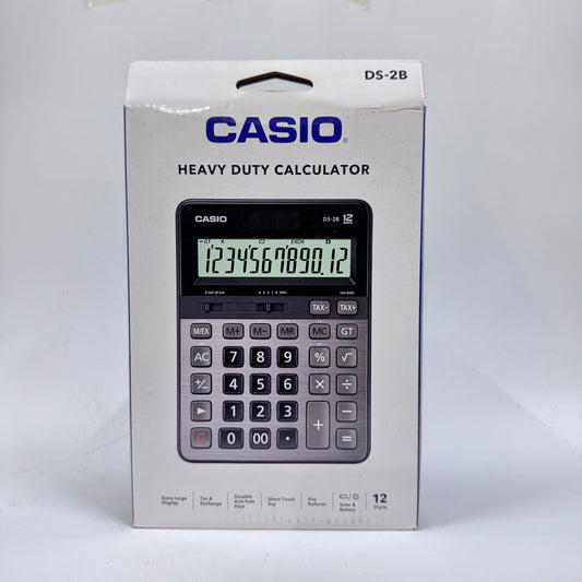 Casio DS-2B Heavy Duty Desktop Calculator (12-Digit)