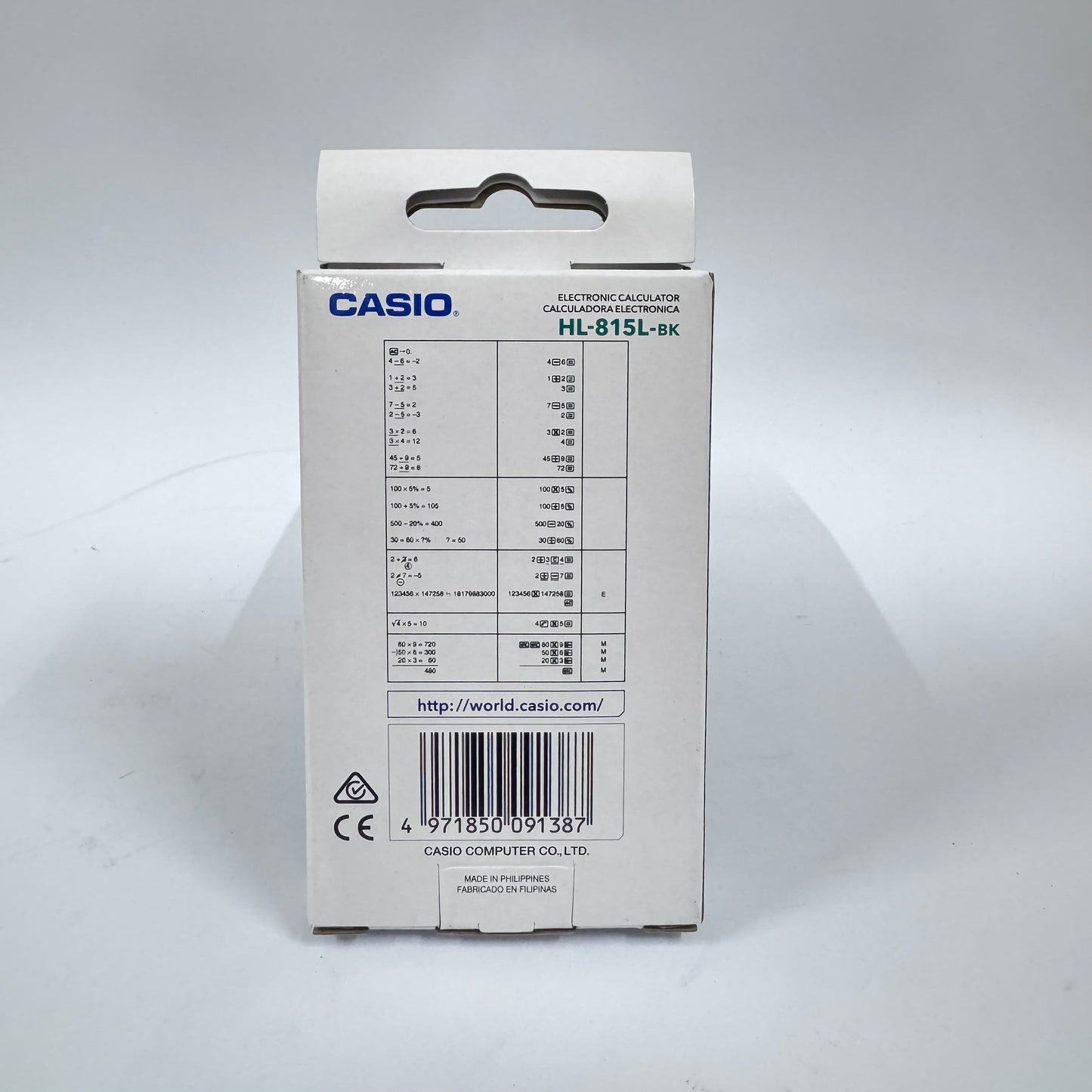Casio HL-815L Portable Calculator (8-Digit)