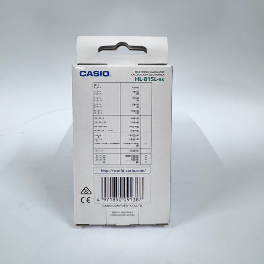 Casio HL-815L Portable Calculator (8-Digit)