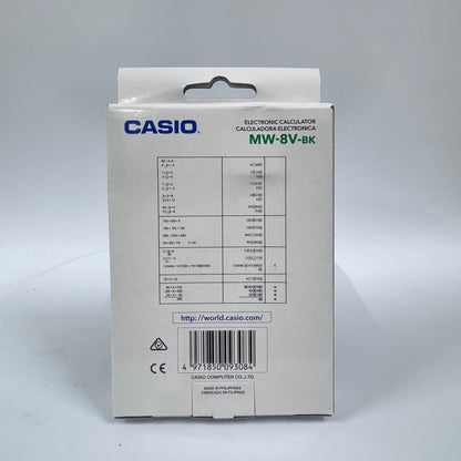 Casio MW-8V Mini Desk Calculator (8-Digit)