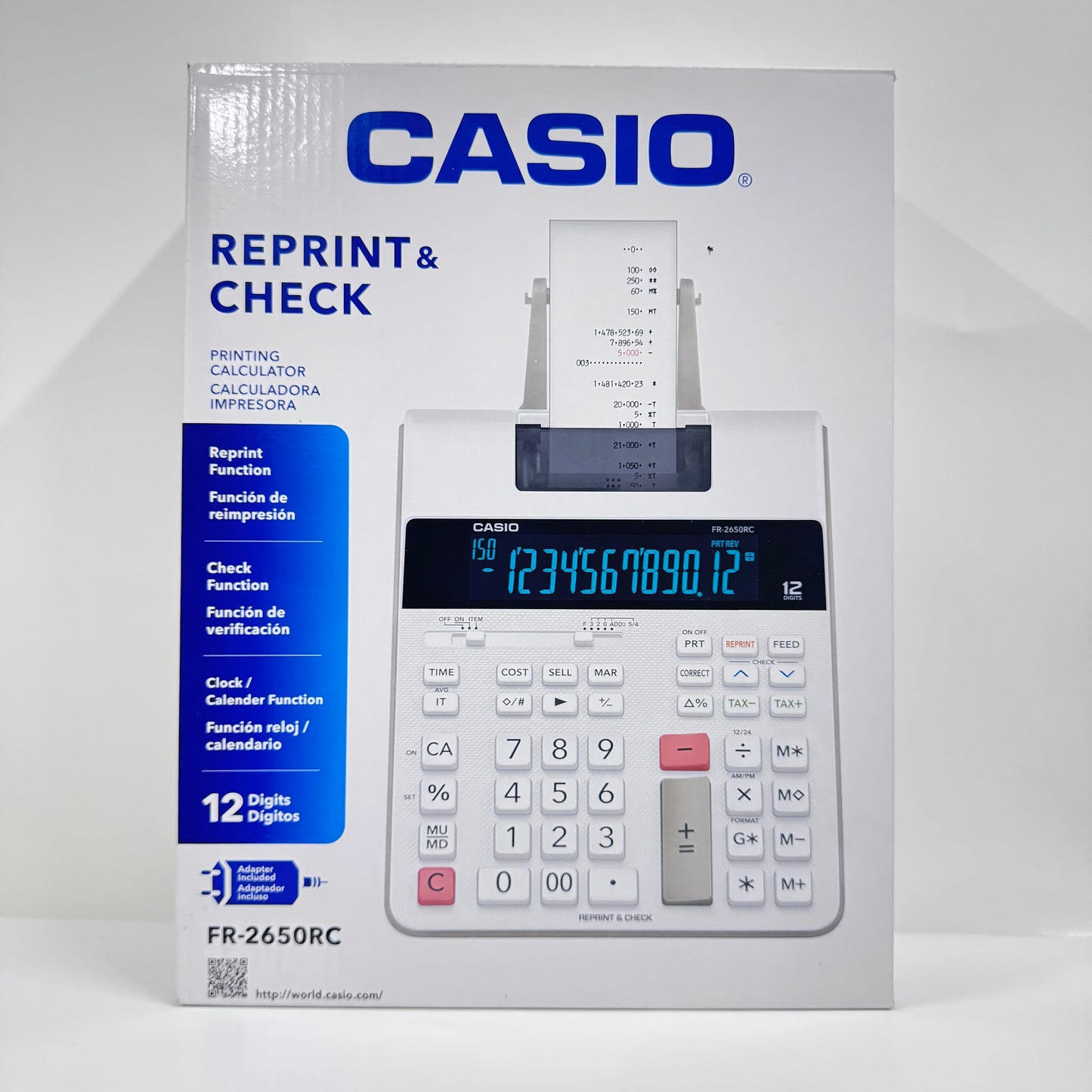 Casio FR-2650RC Printing Calculator